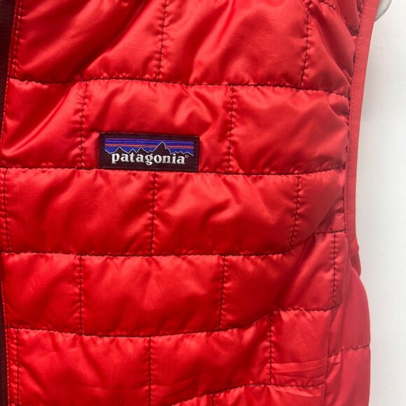 Patagonia Red NanoPuff Insulated Vest S Lightweight sustainable - Picture 4 of 9